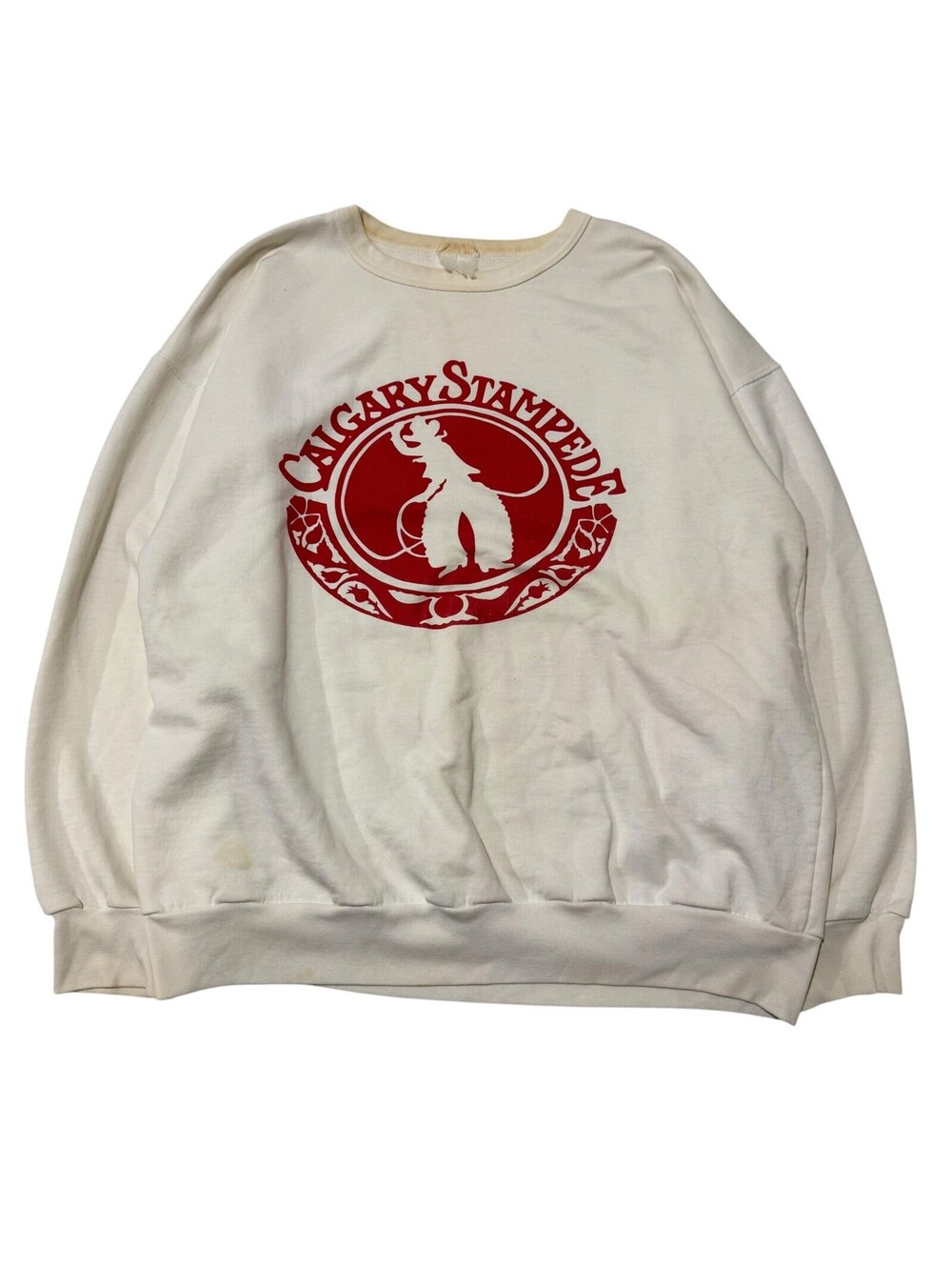 Vintage 1970s Calgary Stampede Rodeo Sweatshirt Size XL Men’s